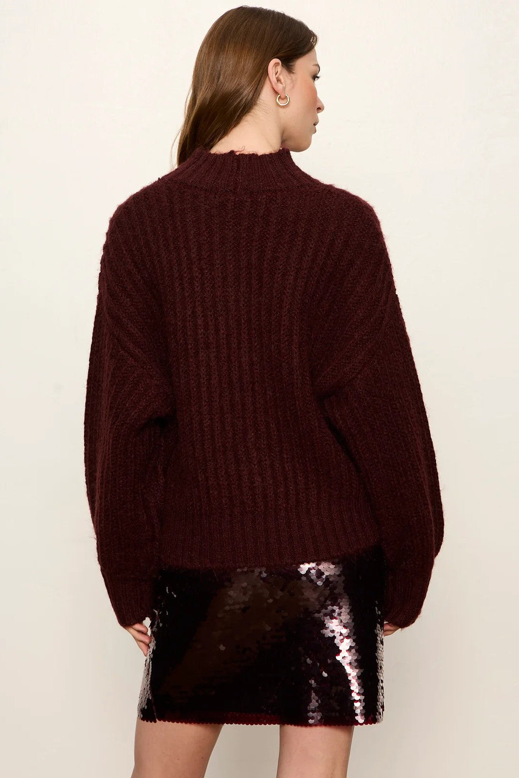 Bordeaux Kacy Sweater