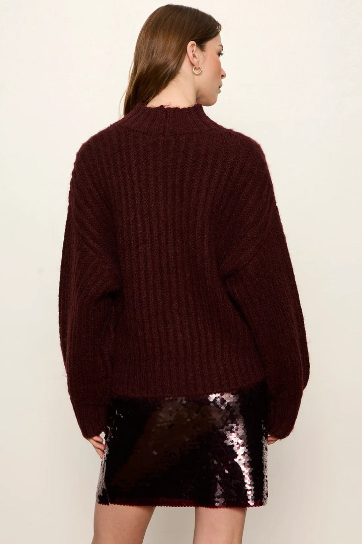 Bordeaux Kacy Sweater