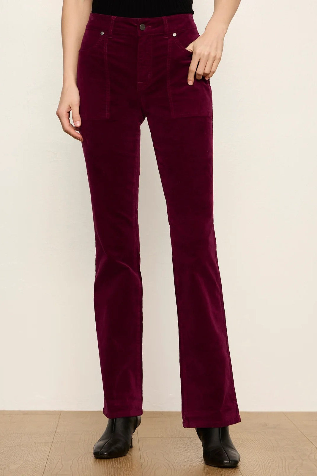 Bordeaux Play Date Bootcut Pant