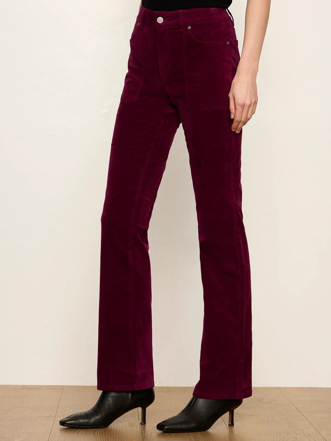 Bordeaux Play Date Bootcut Pant