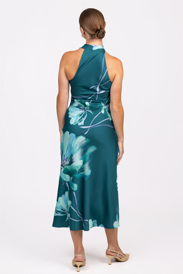 Breezy Watercolor Bloom Mari Dress