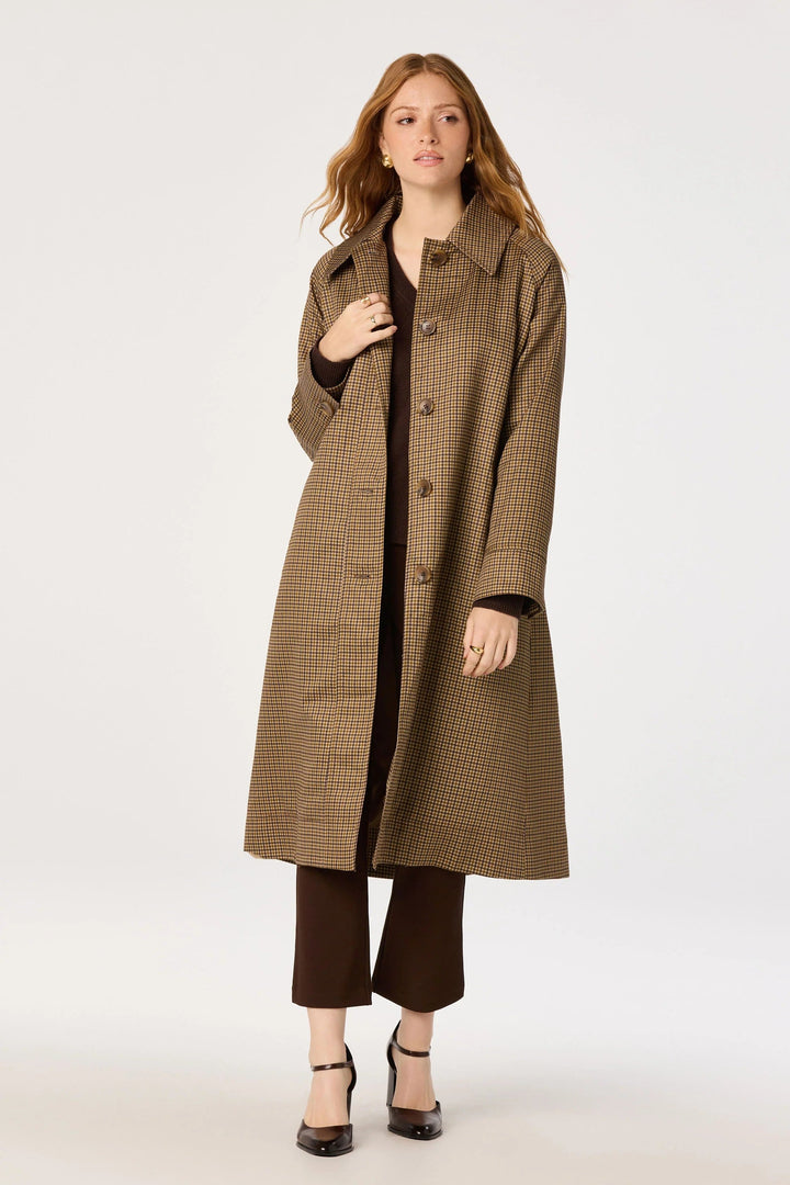 Brown Plaid Heaven Coat