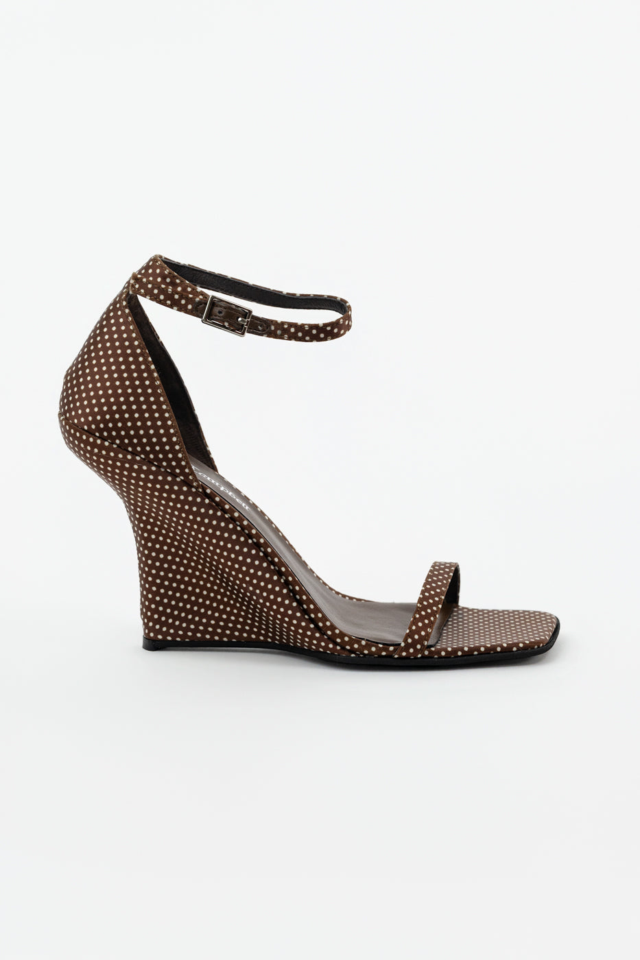 Brown White Dot Fermi Sandal