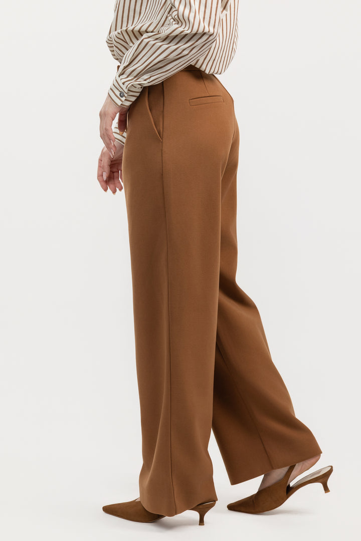 Brown Wide Leg Nadia Pant