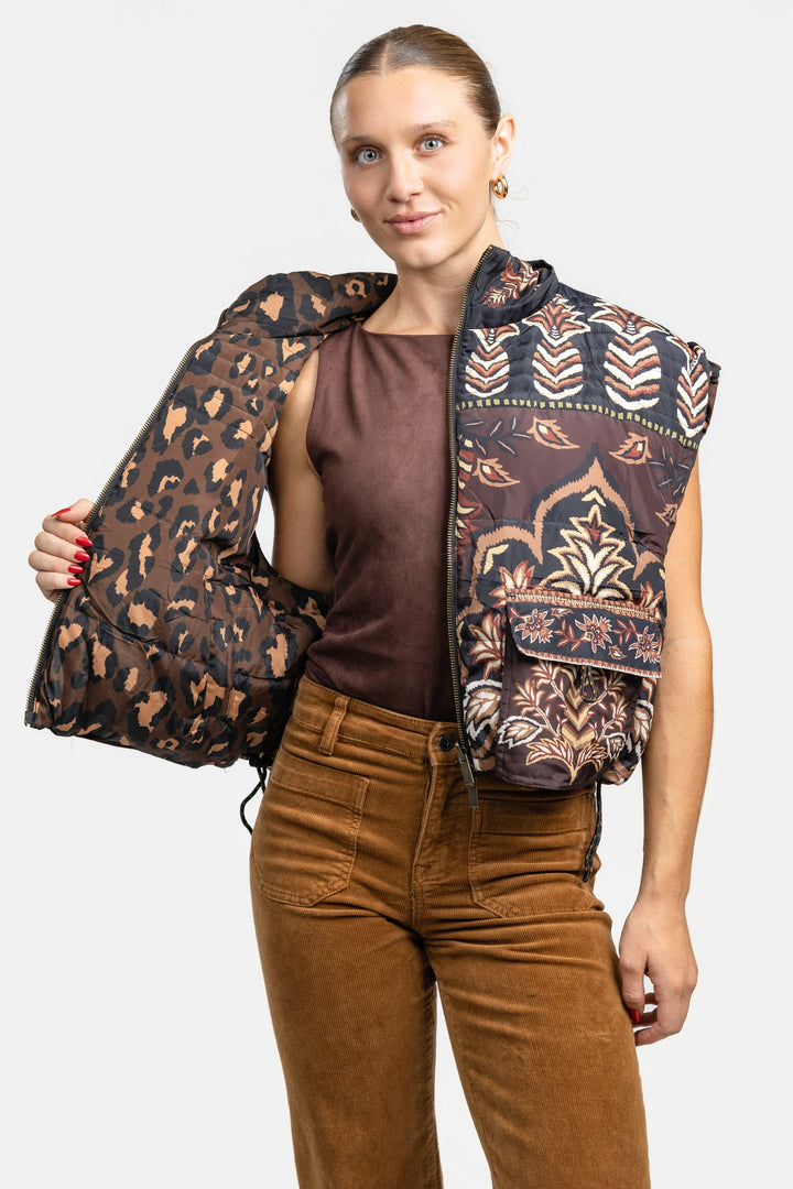 Brown Winter Ainika Puffer Jacket