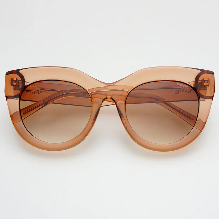 Brown Charlotte Cat Eye Sunglasses
