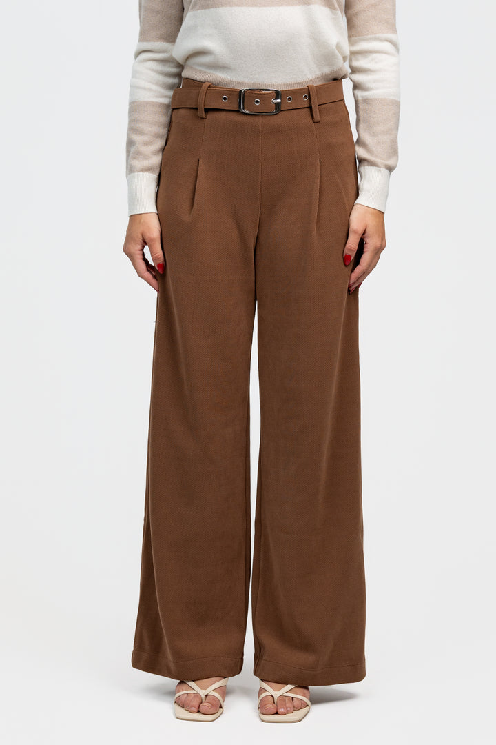 Brown Wide Leg Pant