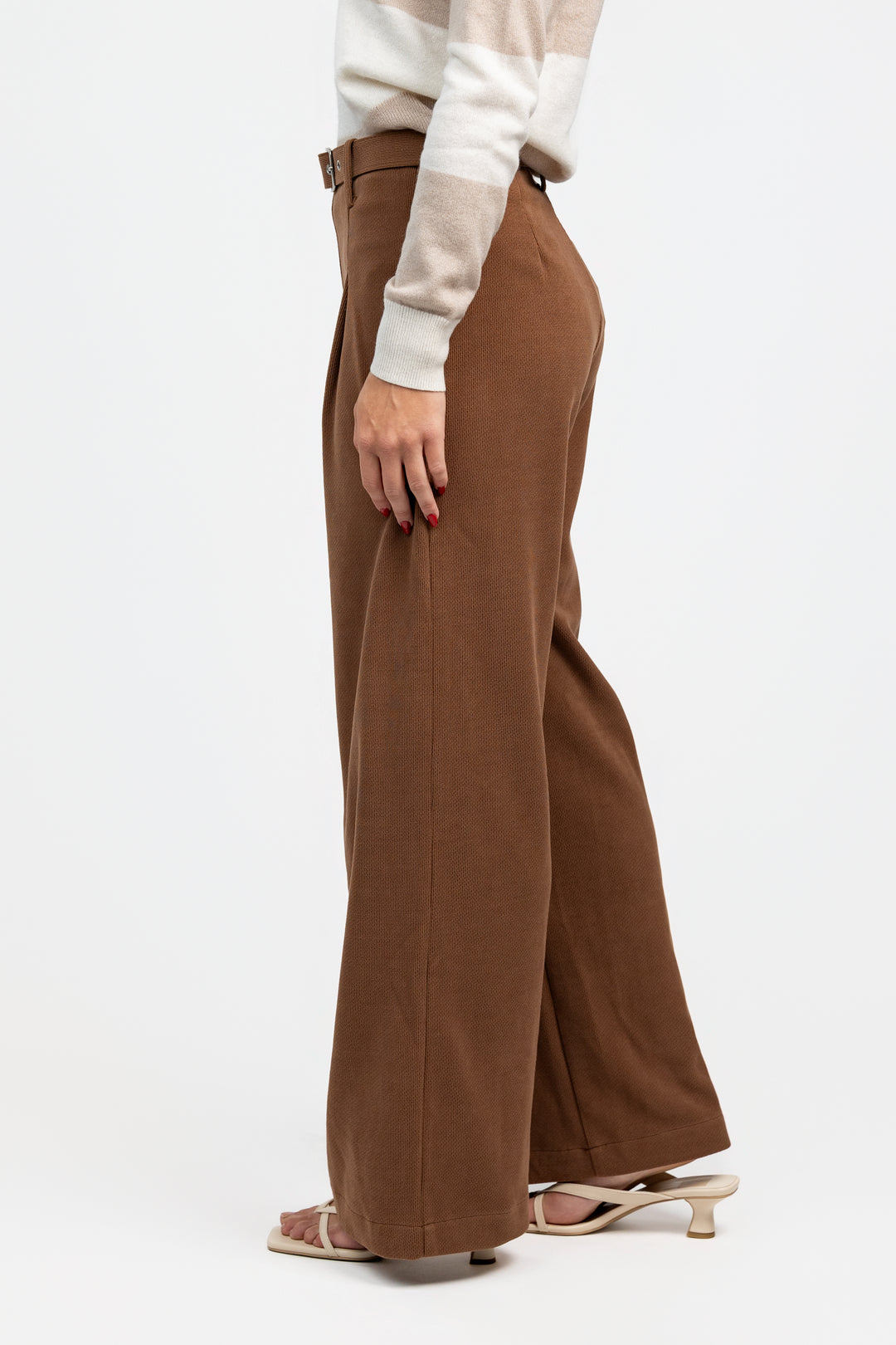 Brown Wide Leg Pant