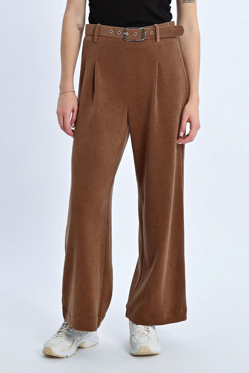 Brown Wide Leg Pant