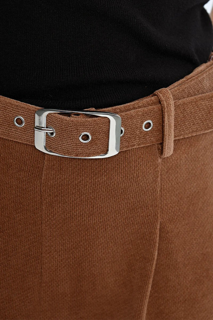 Brown Wide Leg Pant