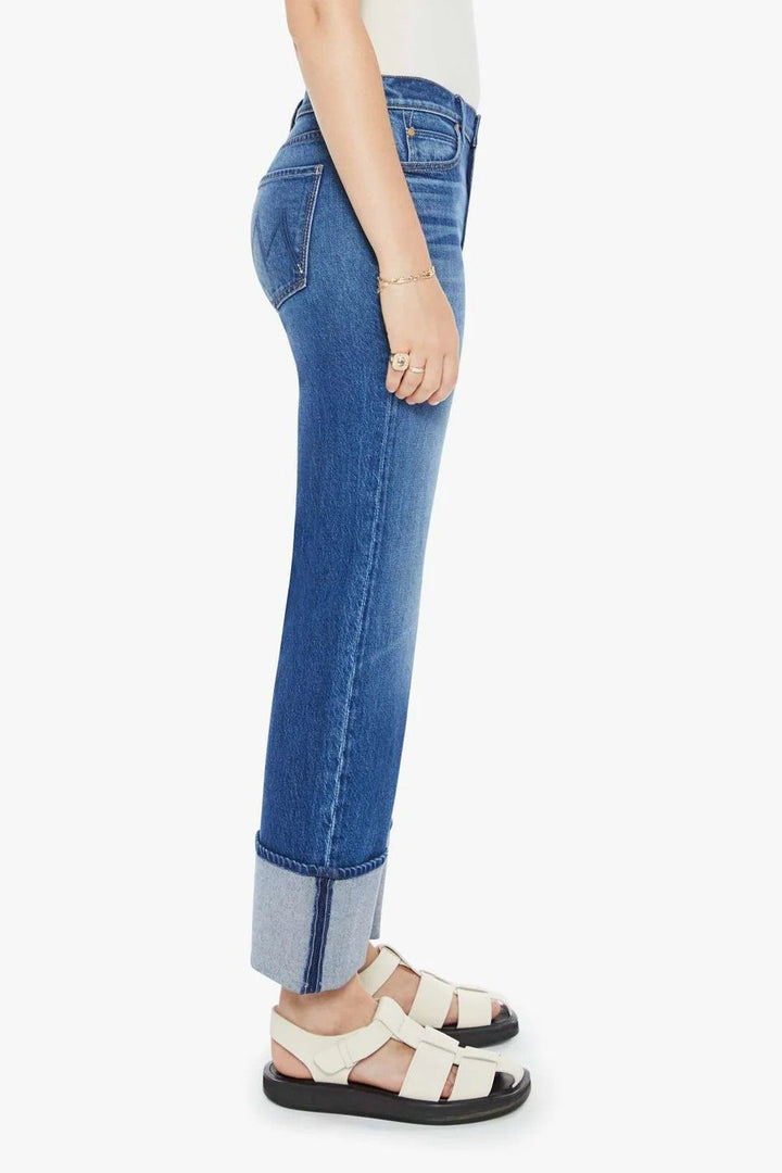 Bunny Hop Checkerboard Duster Flood Cuff Jean