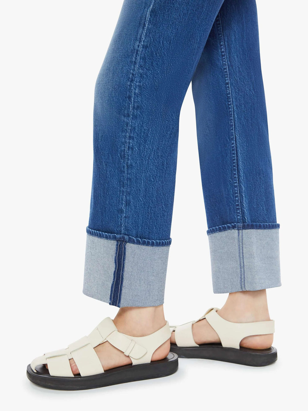 Bunny Hop Checkerboard Duster Flood Cuff Jean
