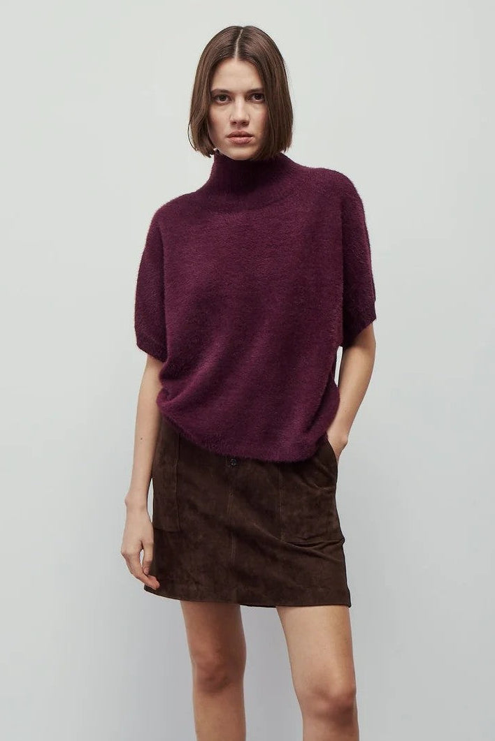 Burgundy Jovani Sweater