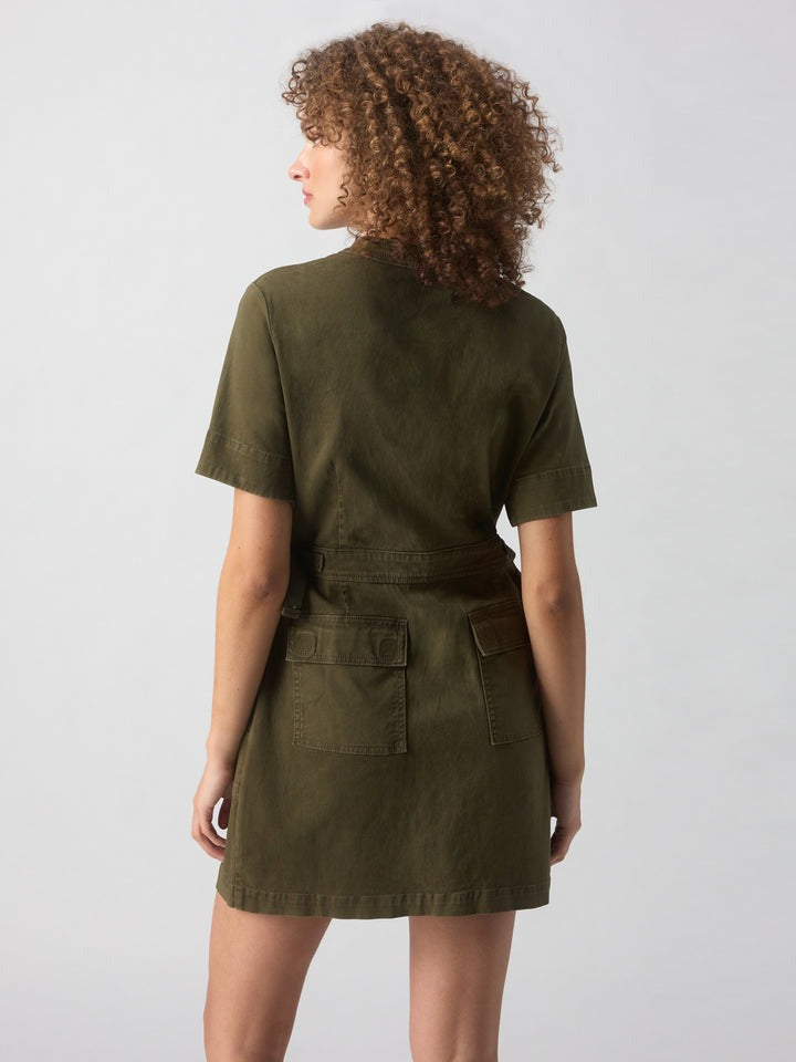 Burnt Olive Reissue Cargo Mini Dress Fourteenth Boutique Burnt Olive Reissue Cargo Mini Dress Fourteenth Boutique