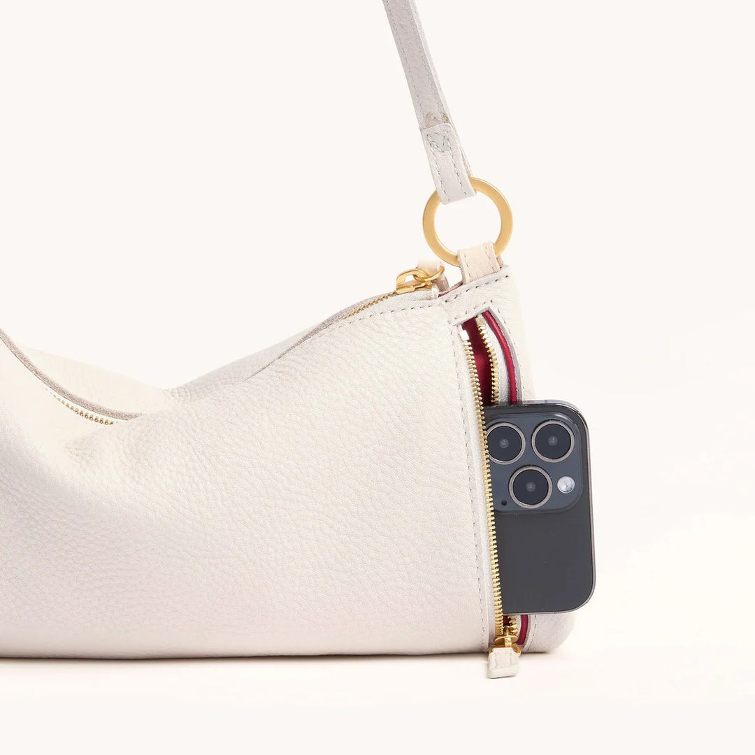 Calla Lily White Kyle Handbag