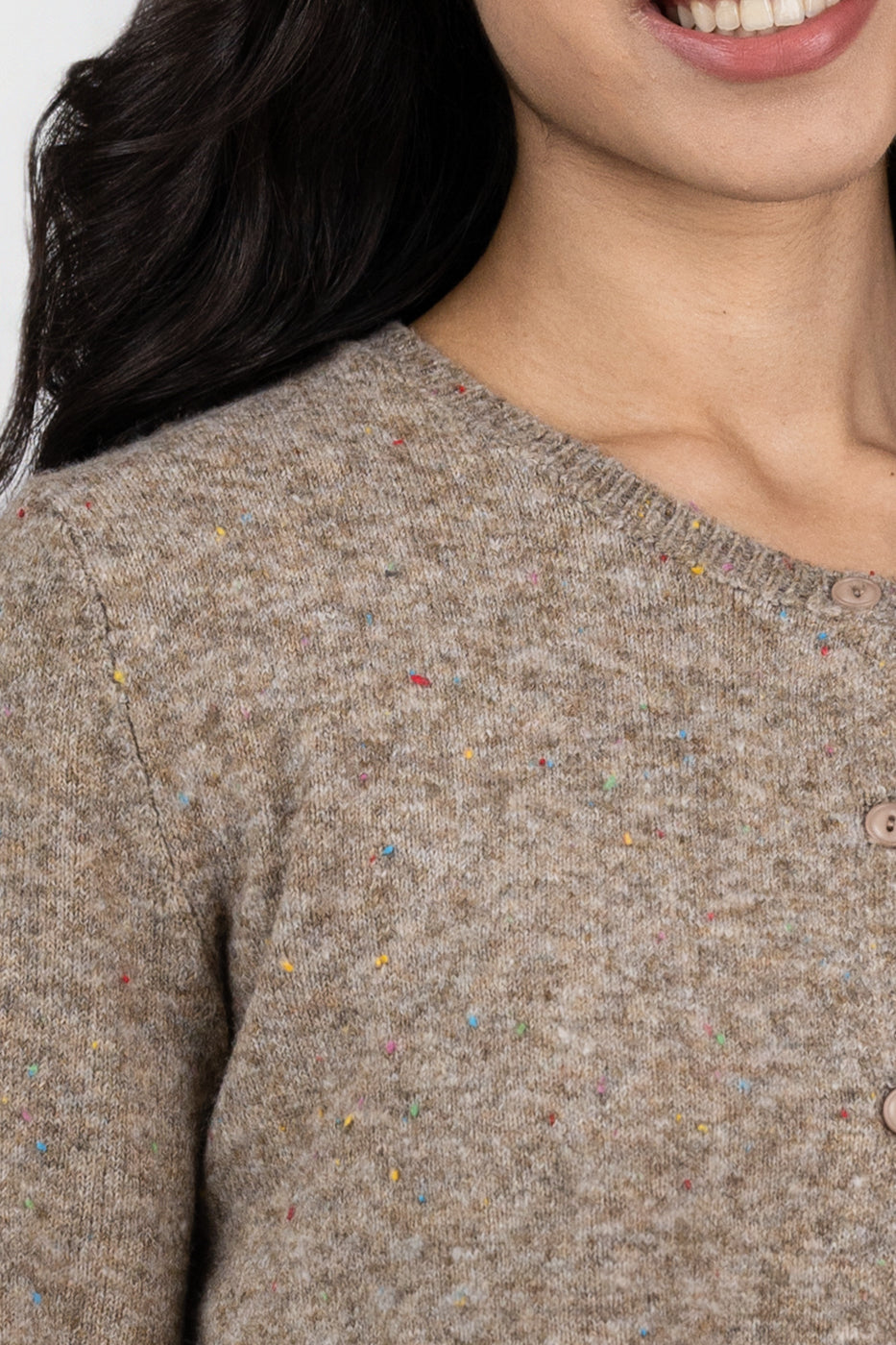Camel Knitted Cardigan
