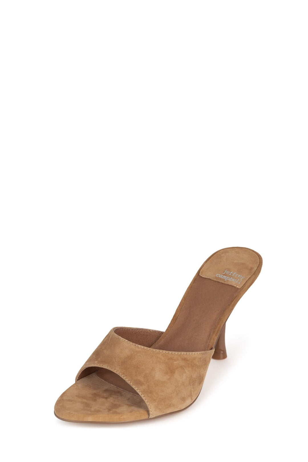 Camel Suede Agent Stiletto Mule