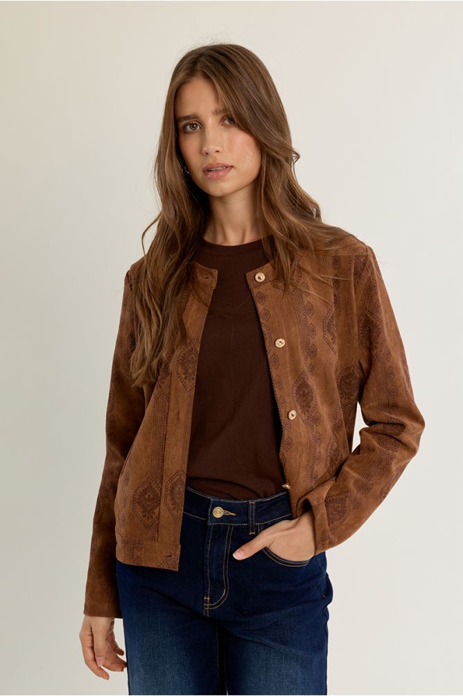 Camel Woven Jacket