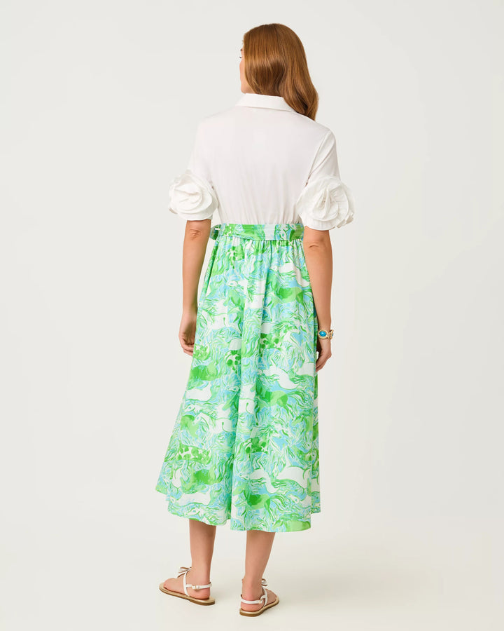 Capri Blue Galloping Gals Sonaire Shirtdress