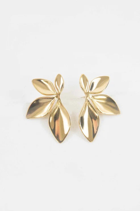 Cascading Petal Post Earrings