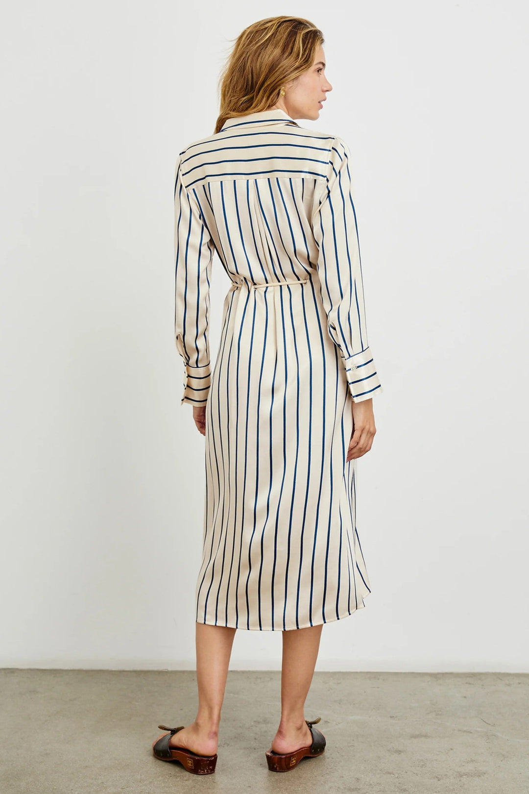 Ceramic Navy Stripe Anina Shirt Dress