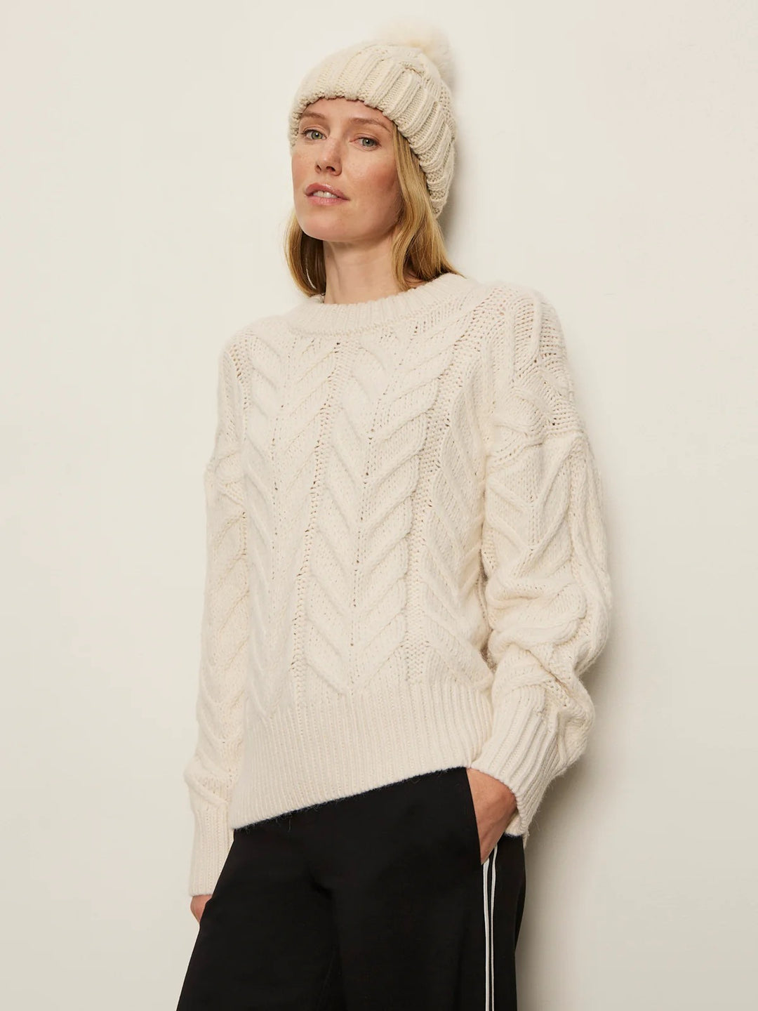 Chalk Snow Bunny Sweater