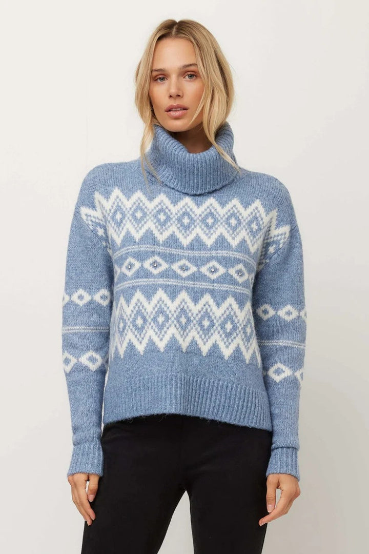 Chambray Esther Sweater