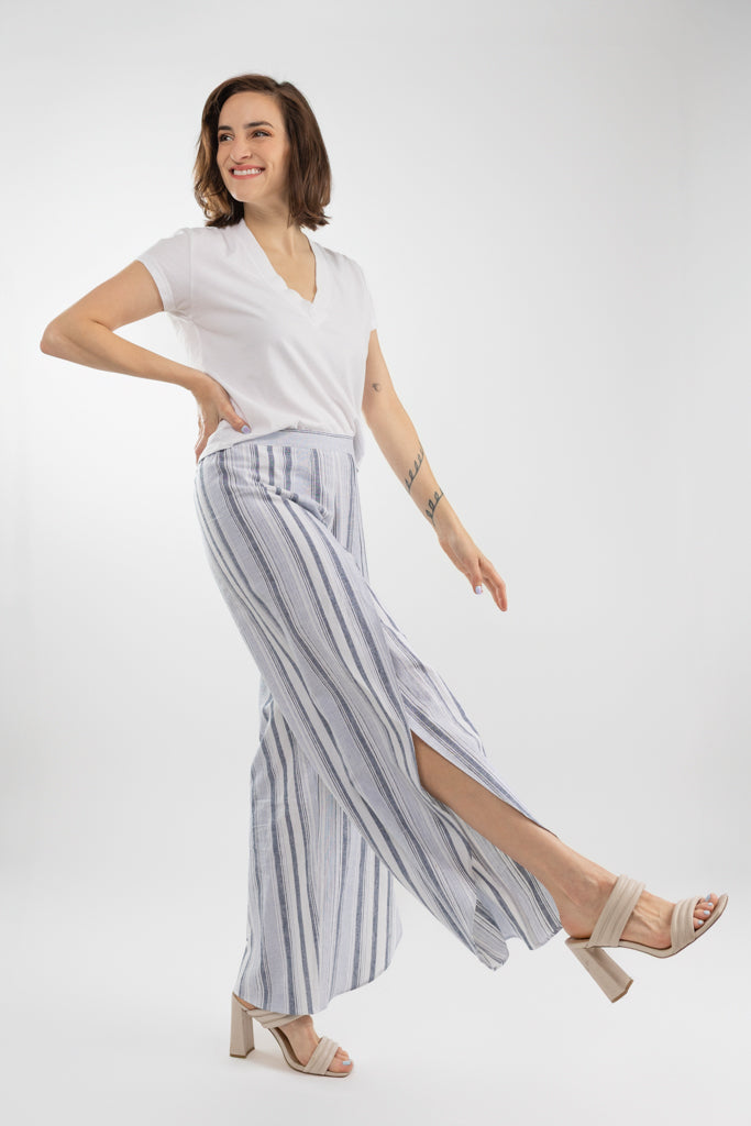 Chambray Stripe Whitney Pant