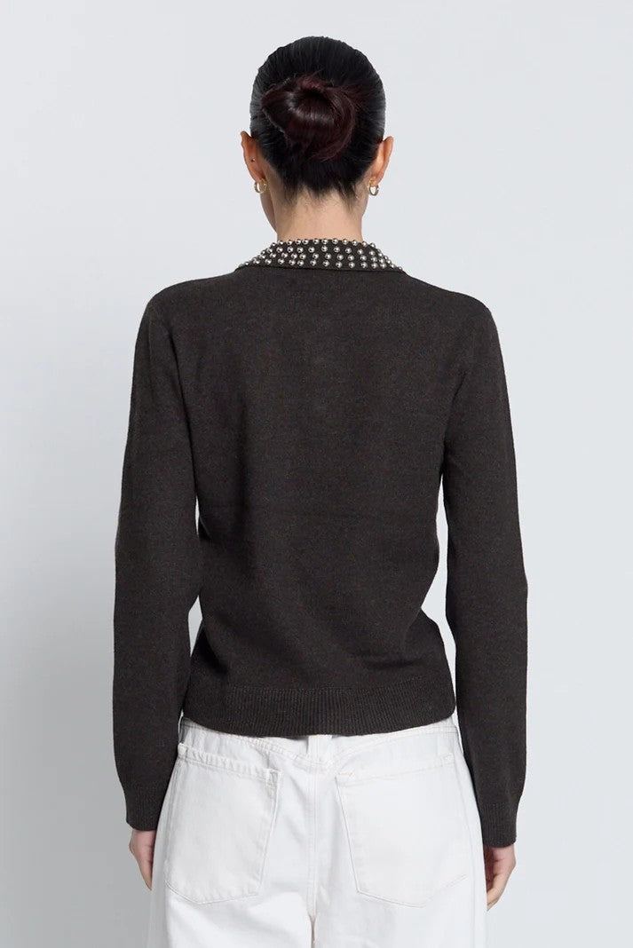Charcoal Felix Polo Sweater