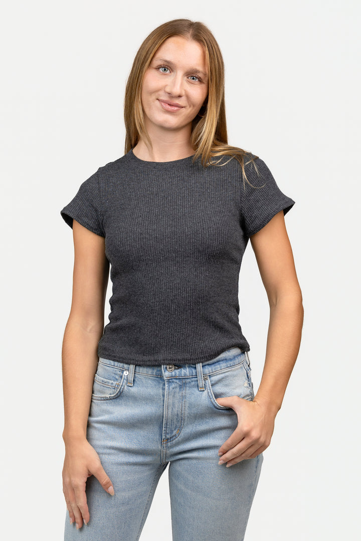 Charcoal Gabby Tee