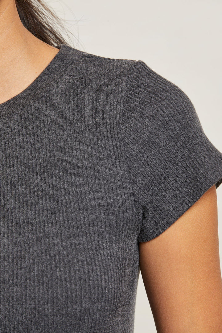 Charcoal Gabby Tee