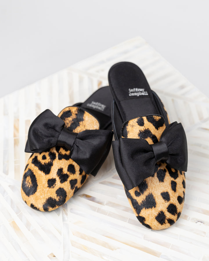 Cheetah Spin Flat Mule