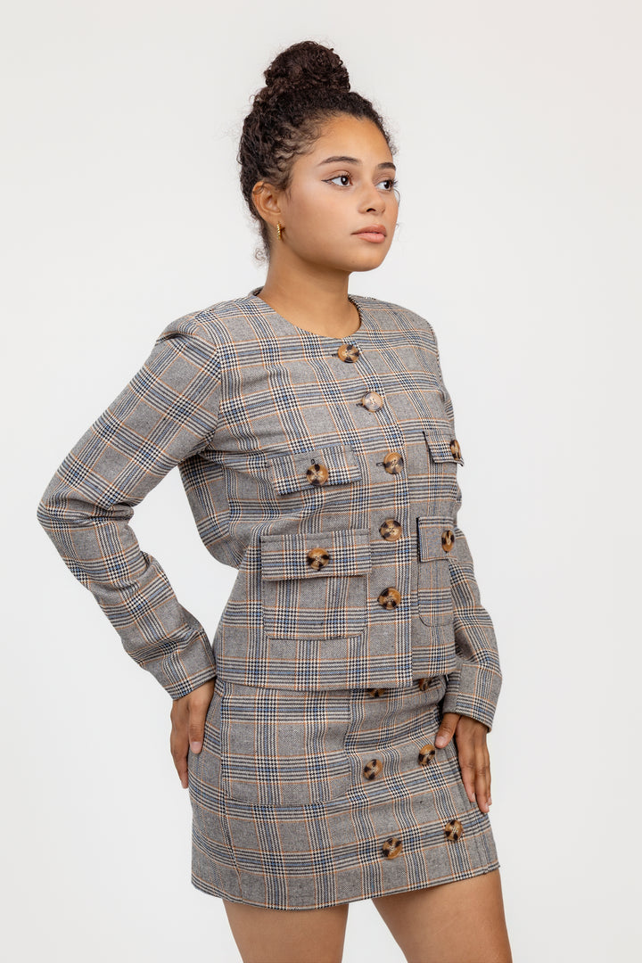 Chelsea Plaid Sloane Jacket