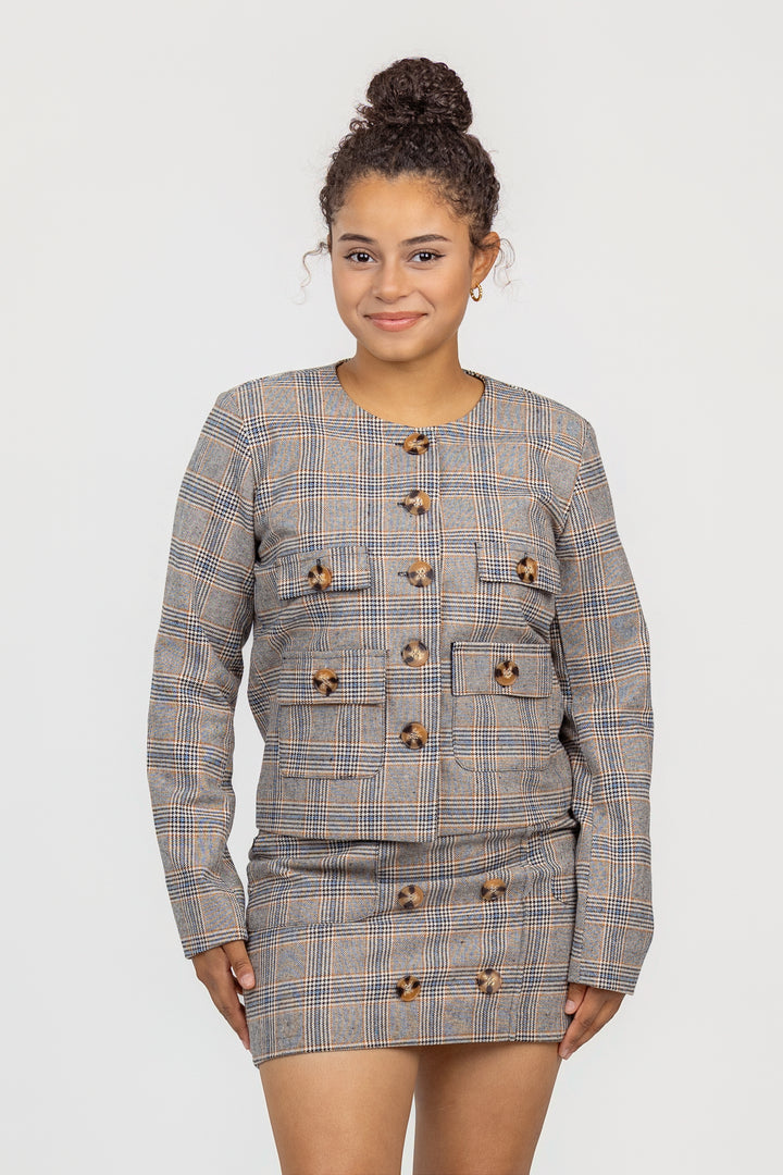 Chelsea Plaid Sloane Jacket