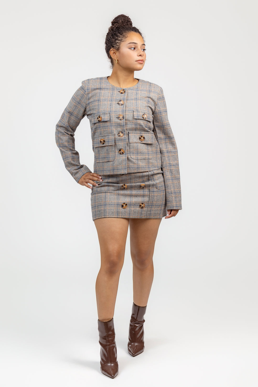 Chelsea Plaid Sloane Jacket