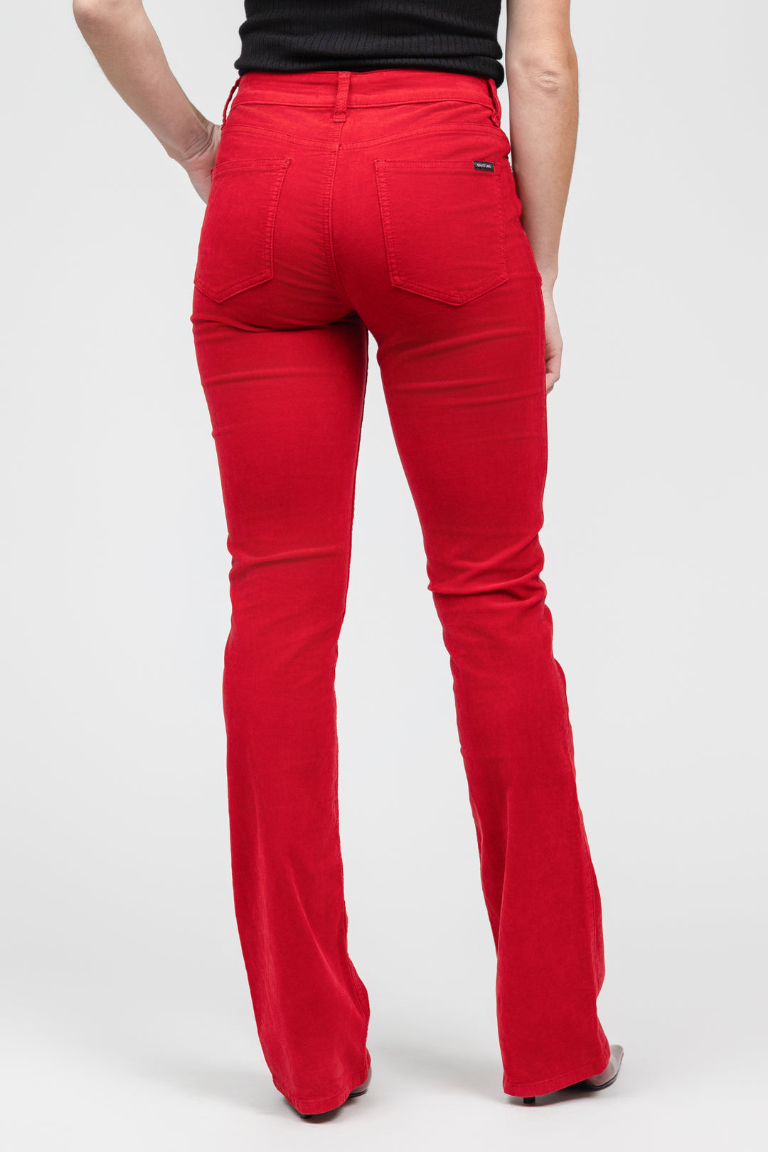 Cherry Lacquer Bootcut Pant