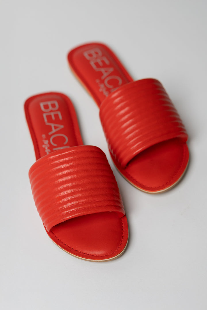 Cherry Red Troller Slide Sandal