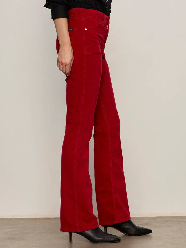 Cherry Lacquer Bootcut Pant