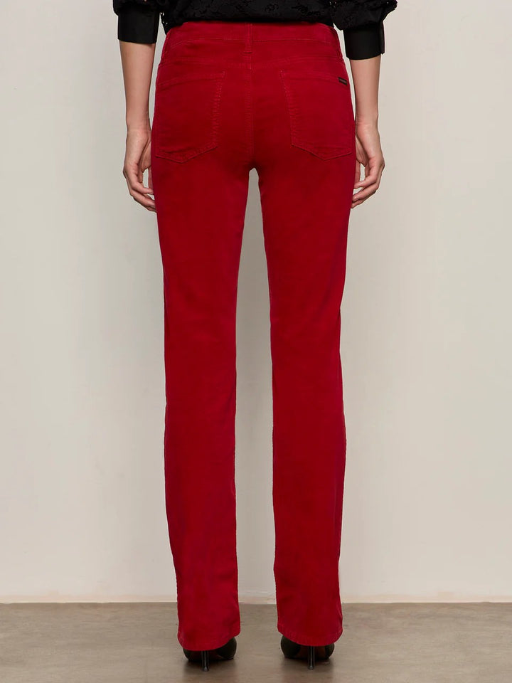 Cherry Lacquer Bootcut Pant