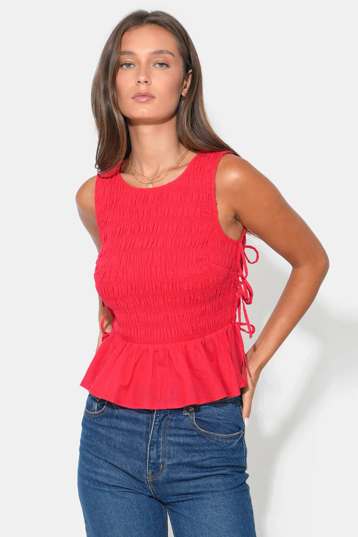 Cherry Red Vivian Top