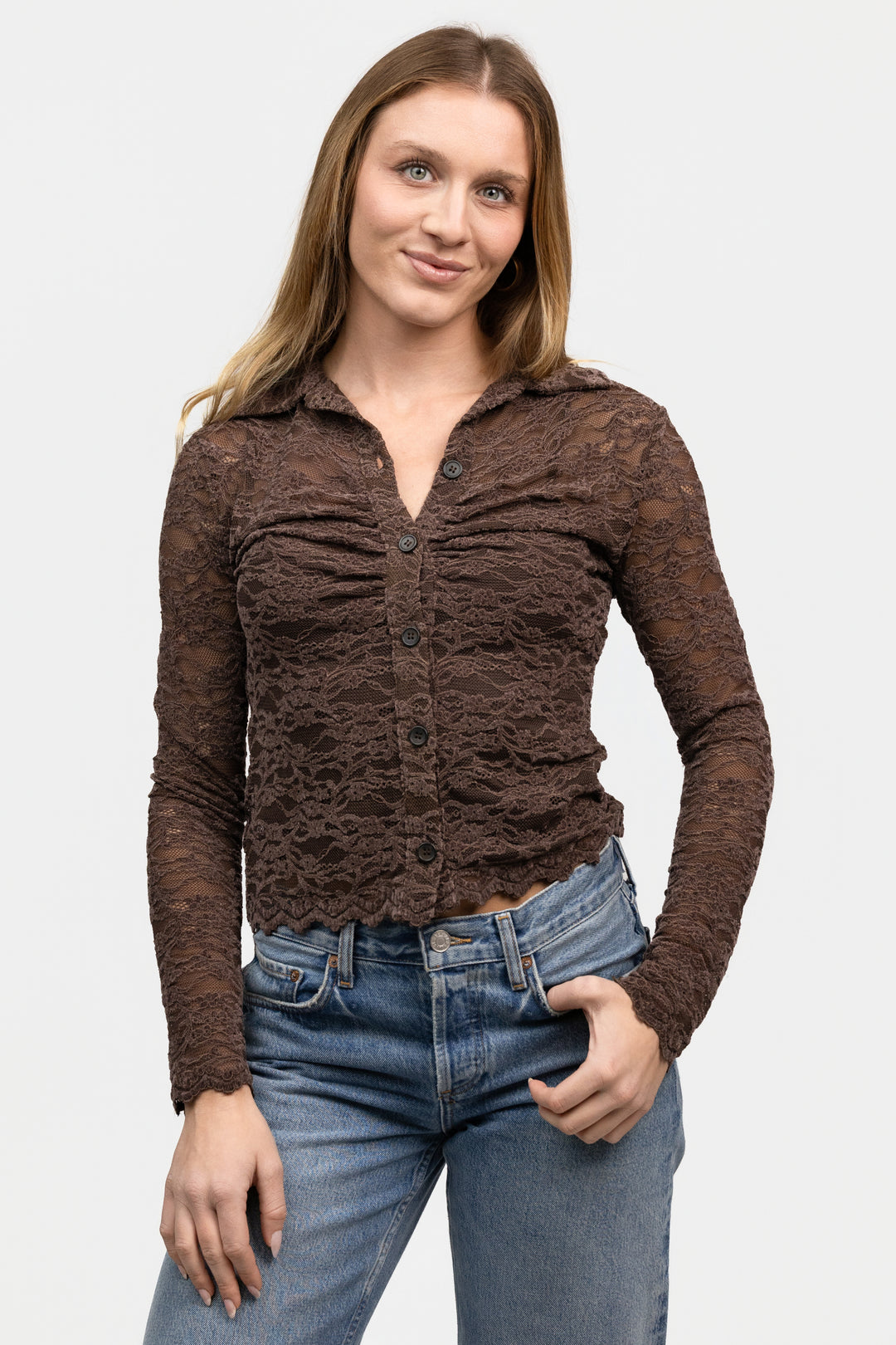 Chocolate Stella Blouse
