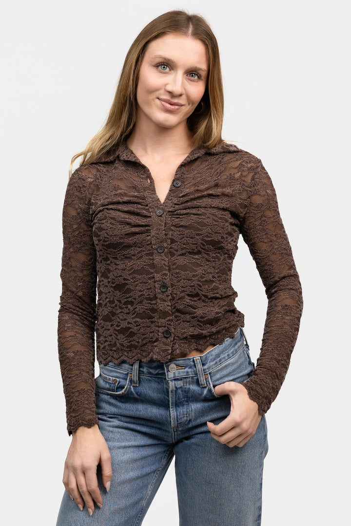 Chocolate Stella Blouse