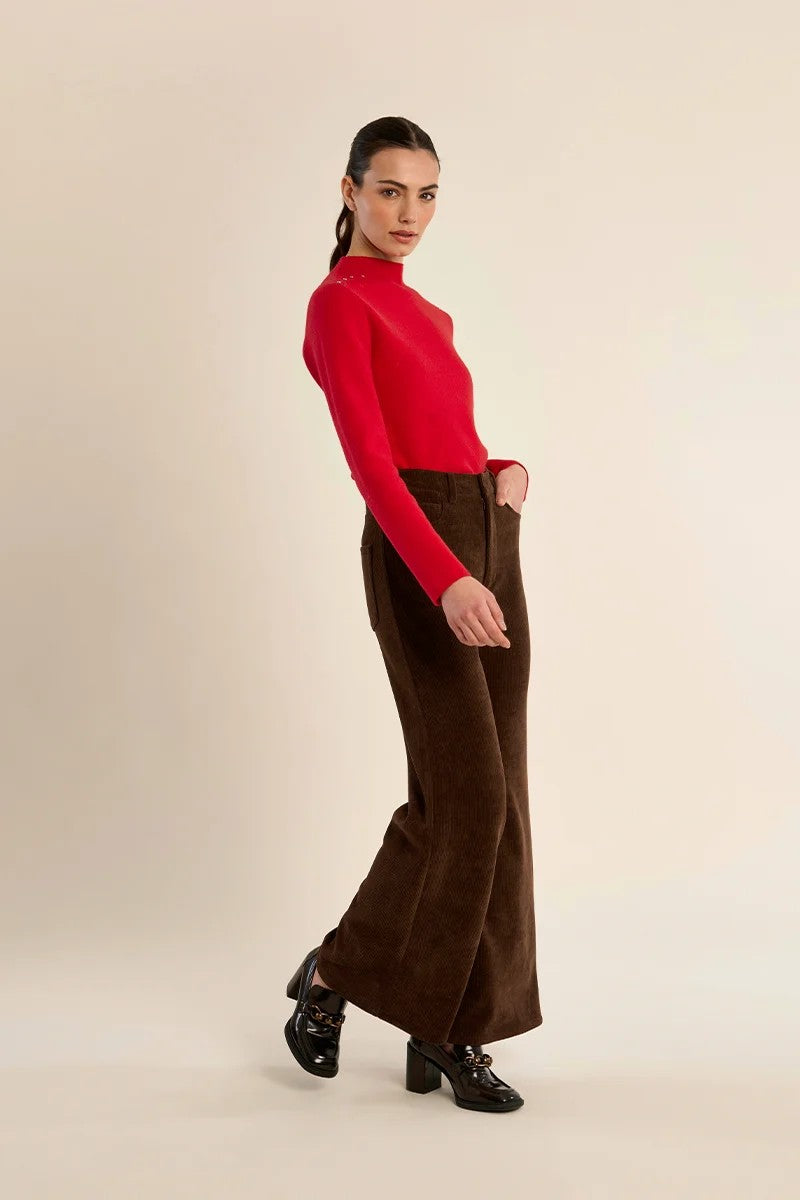 Chocolate Woven Pant