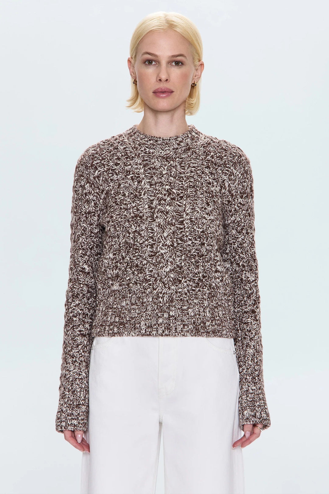 Chocolate Marl Quinn Sweater
