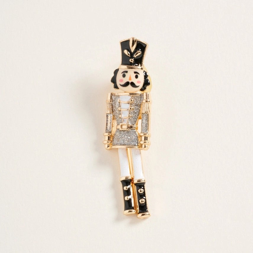 Christmas Glitter Nutcracker Earrings