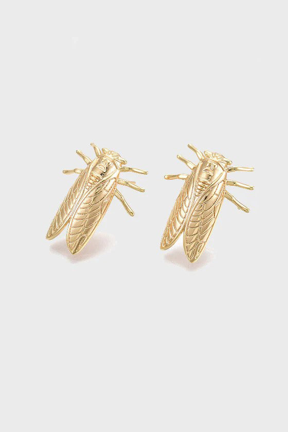 Cicada Stud Earrings