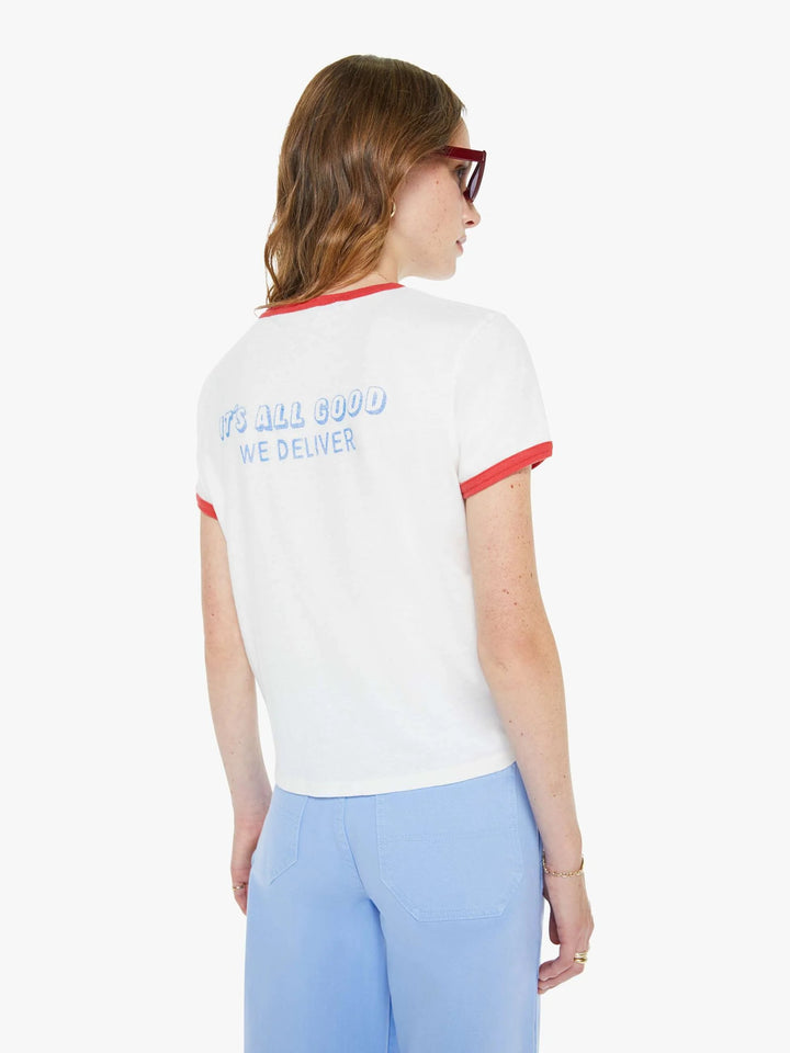 City Girl Pizza The Lil Goodie Ringer Tee
