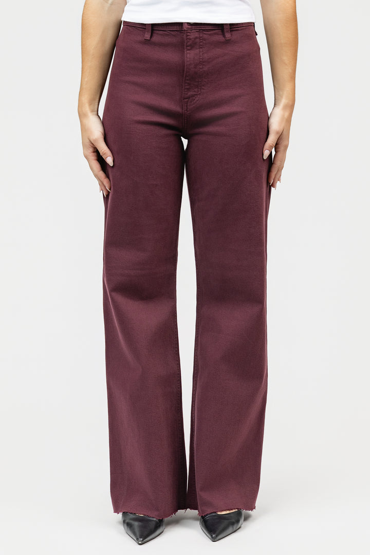 Claret High Rise Penny Jean