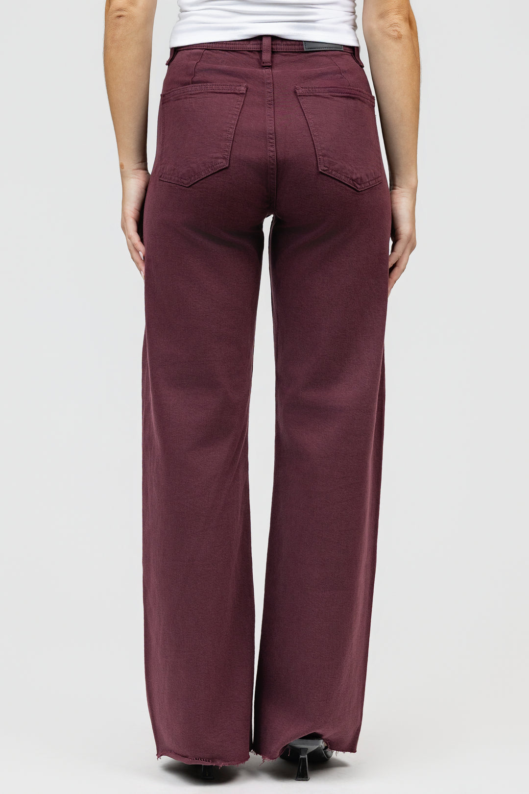 Claret High Rise Penny Jean