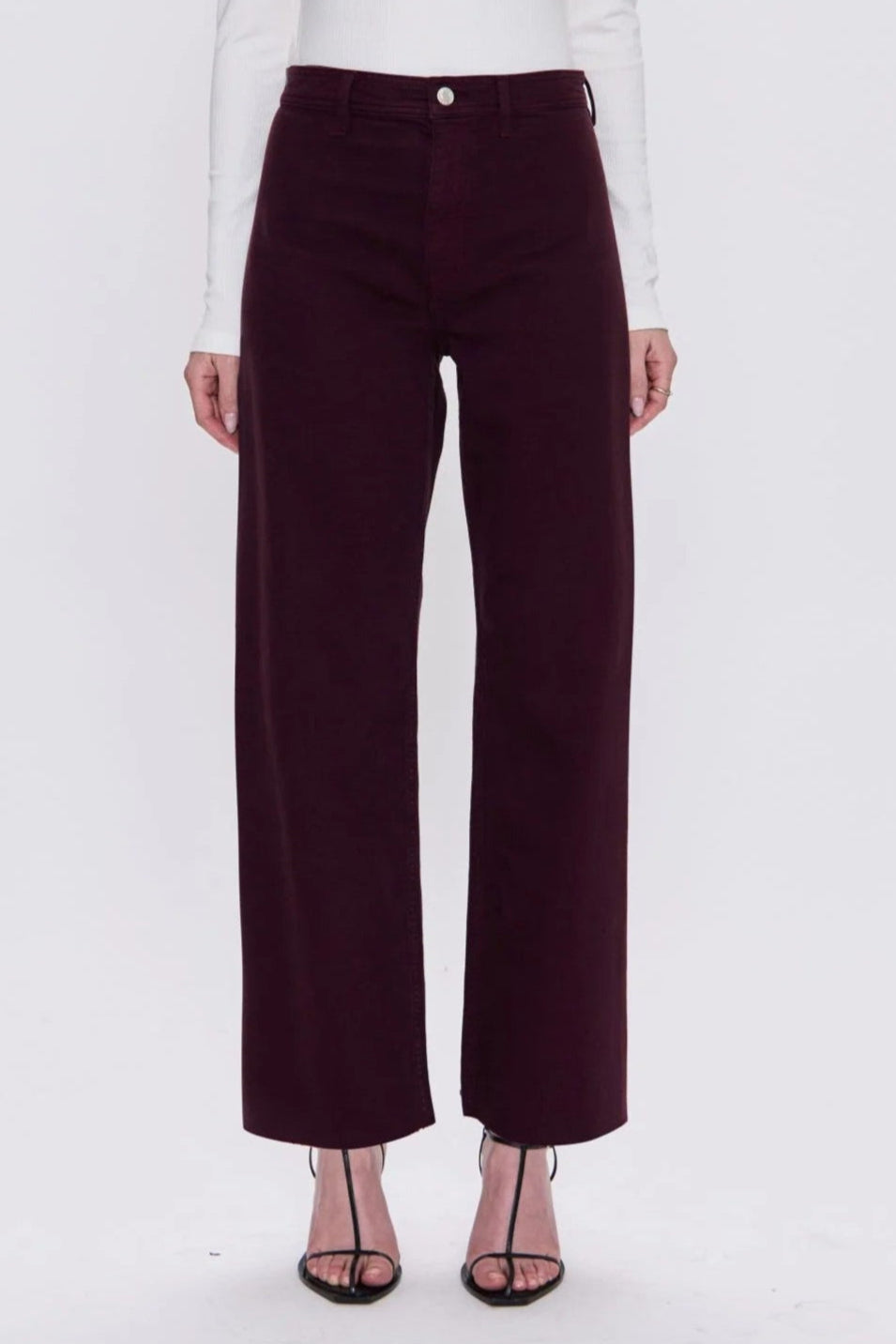Claret High Rise Penny Jean